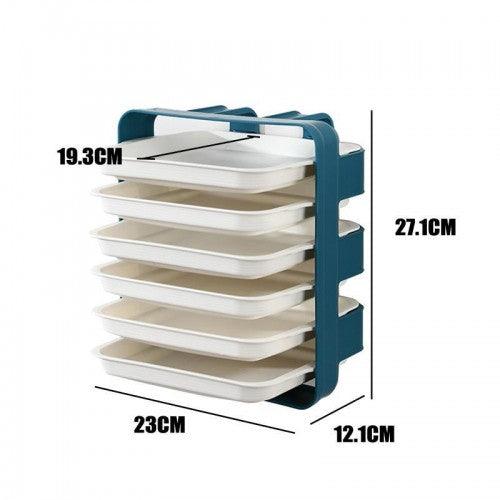 6-Layer Kitchen Cooking Preparation Plate Organizer Storage Set - Toytexx 6-Layer Kitchen Cooking Preparation Plate Organizer Storage Set - Toytexx